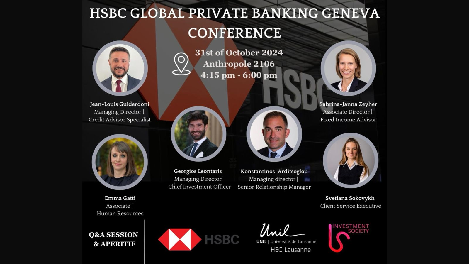HSBC — Global Private Banking Geneva